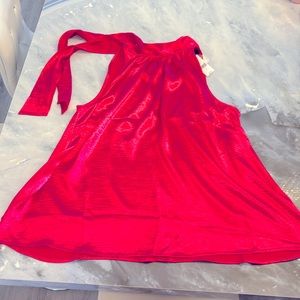 💖Lane Bryant Halter Satin Blouse